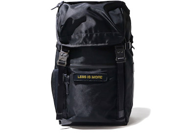 10D NYLON TWILL BACKPACK BLACK