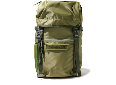 210D NYLON TWILL BACKPACK KHAKI