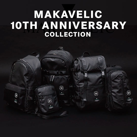 【MAKAVELIC】ブランド10周年を記念して定番モデルの特別仕様が登場！